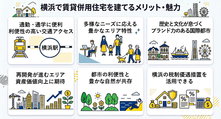 横浜で賃貸併用住宅を建てるメリット・魅力